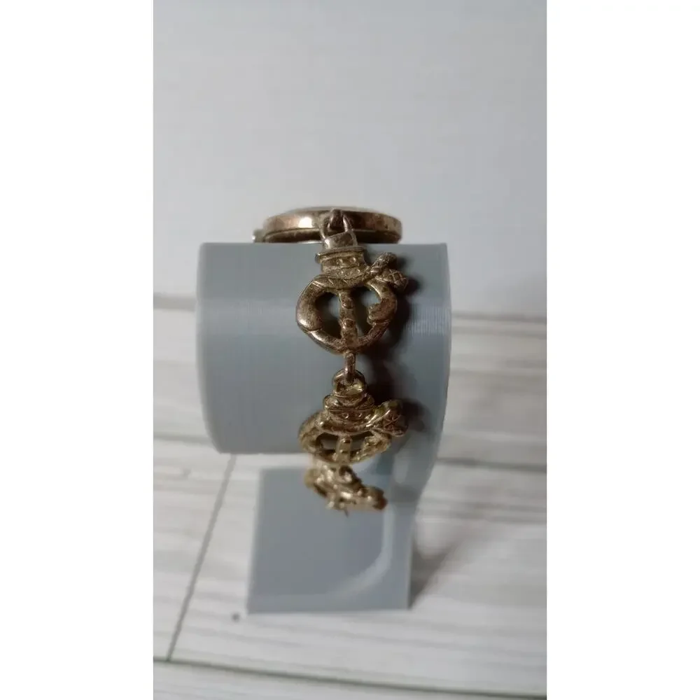 Vintage Snowman Metal Bracelet Watch